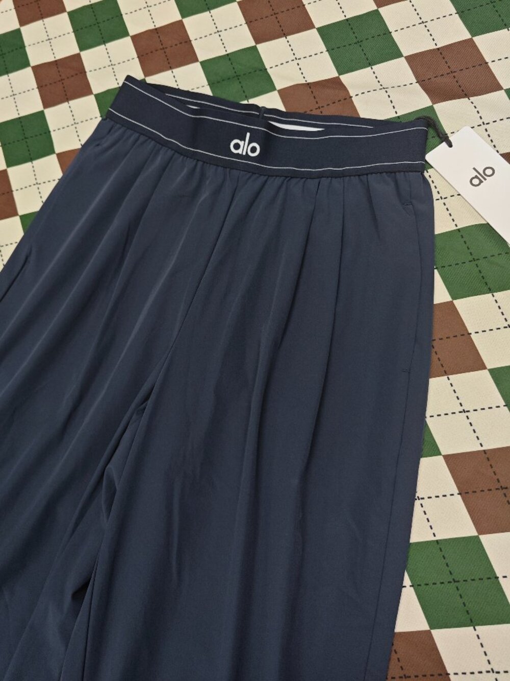 Navy Blue🦄ALO Yoga Women's Suit Up Trouser💛 Everyday/Office Pants (Regular) - Picture 3 of 9